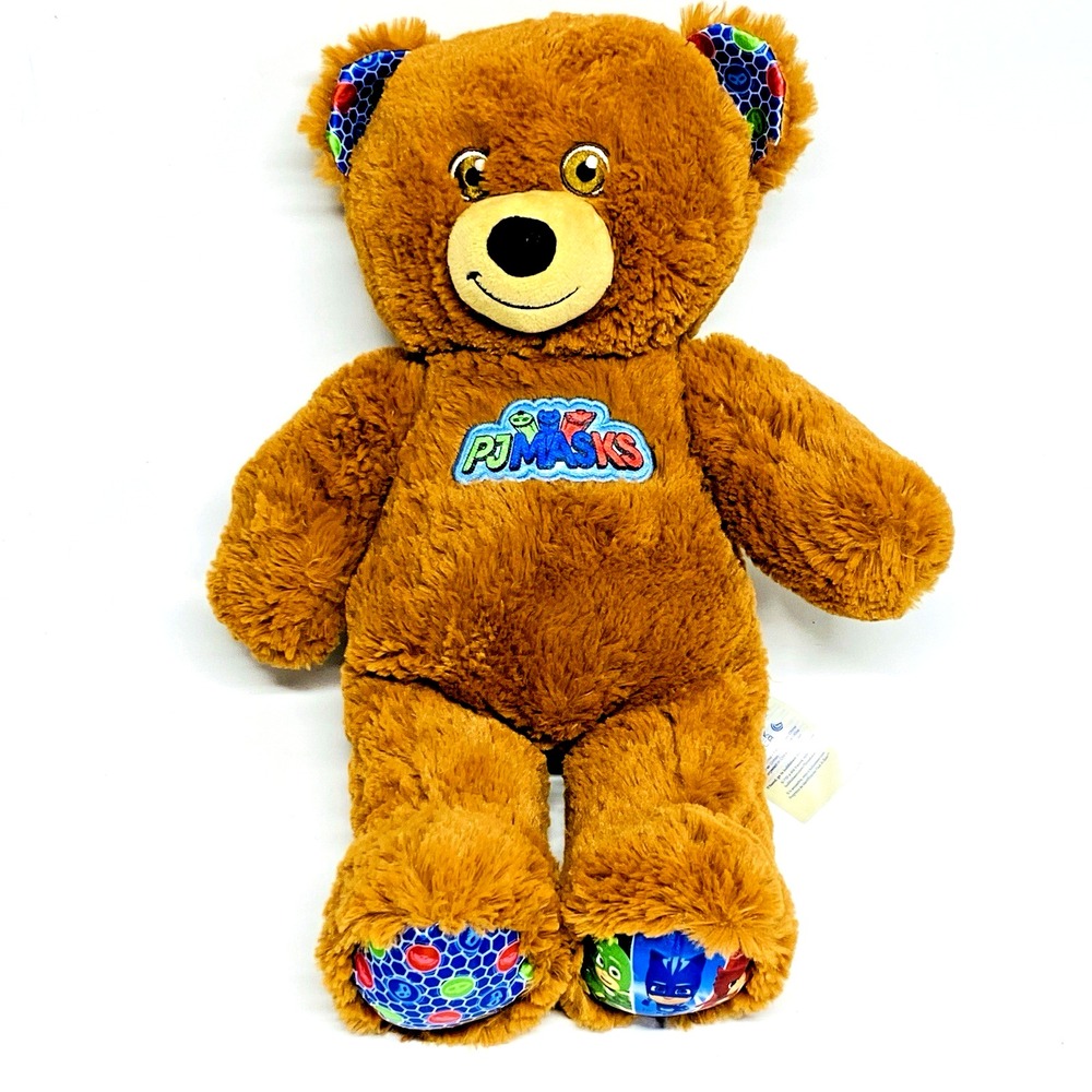 16" Plush Build A Bear PJ Masks  Bear 2021 Brown Teddy Bear‎ Exclusive Plushie